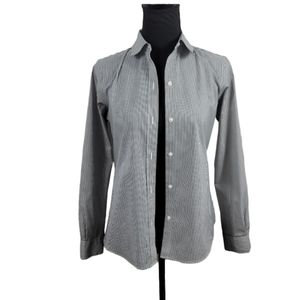 ⭐️NWOT Clairborne Striped Button Up Shirt Sz PS